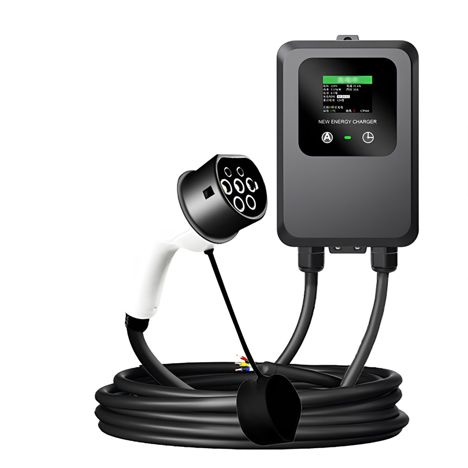 Wallbox Ev - Pengisi daya EV layar LCD warna