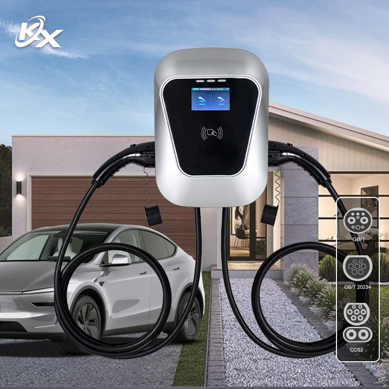 Home Ev Charger - Stasiun Pengisian Daya EV 14kW Dual