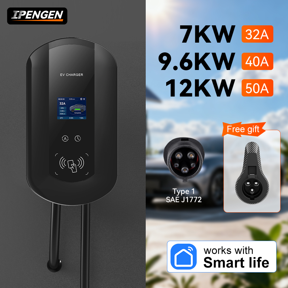 Wallbox Ev - IPENGEN 32A/40A/50A Stasiun Pengisian Daya EV