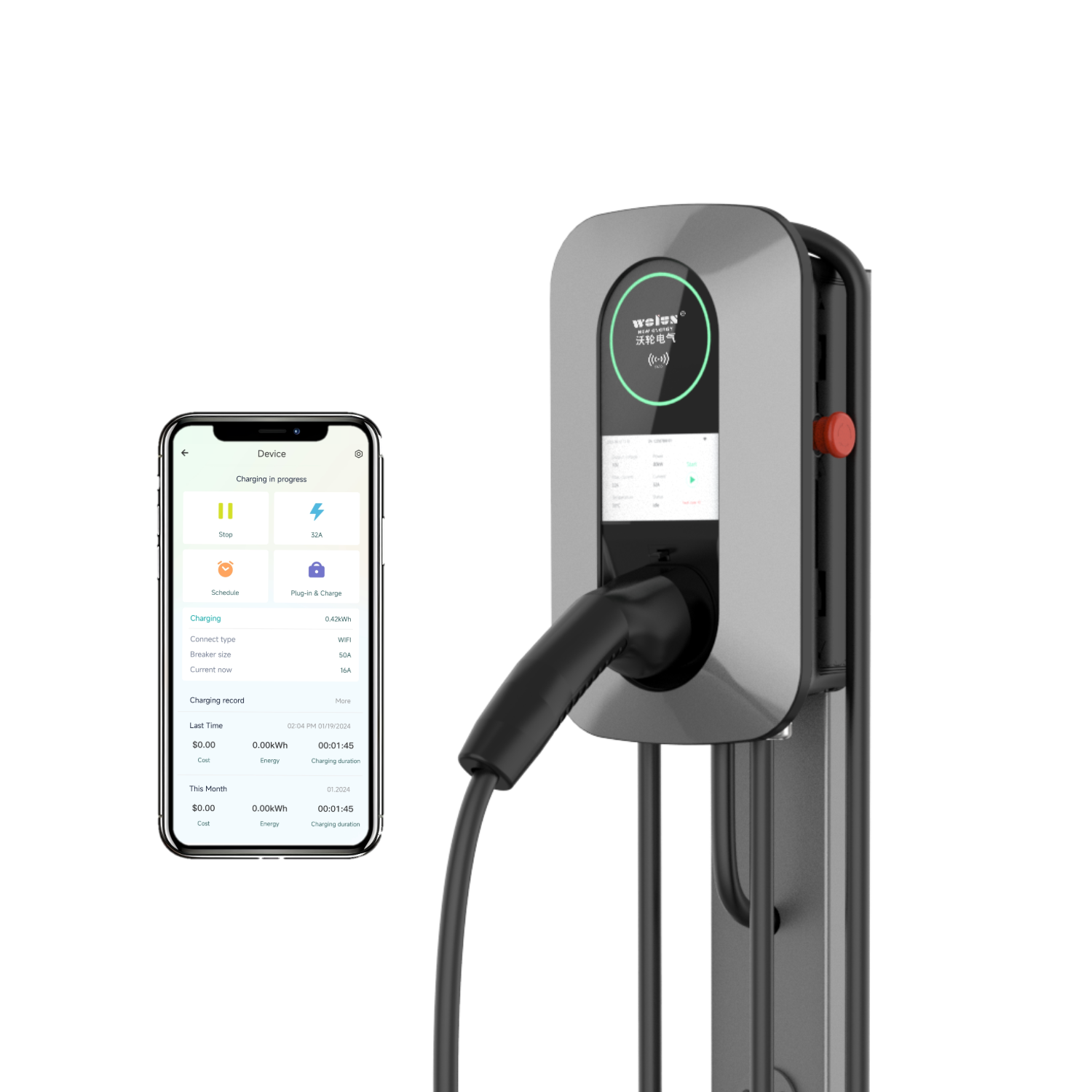 Stasiun Pengisian Daya Rumah A - Wallbox Ev ulasan dan harga