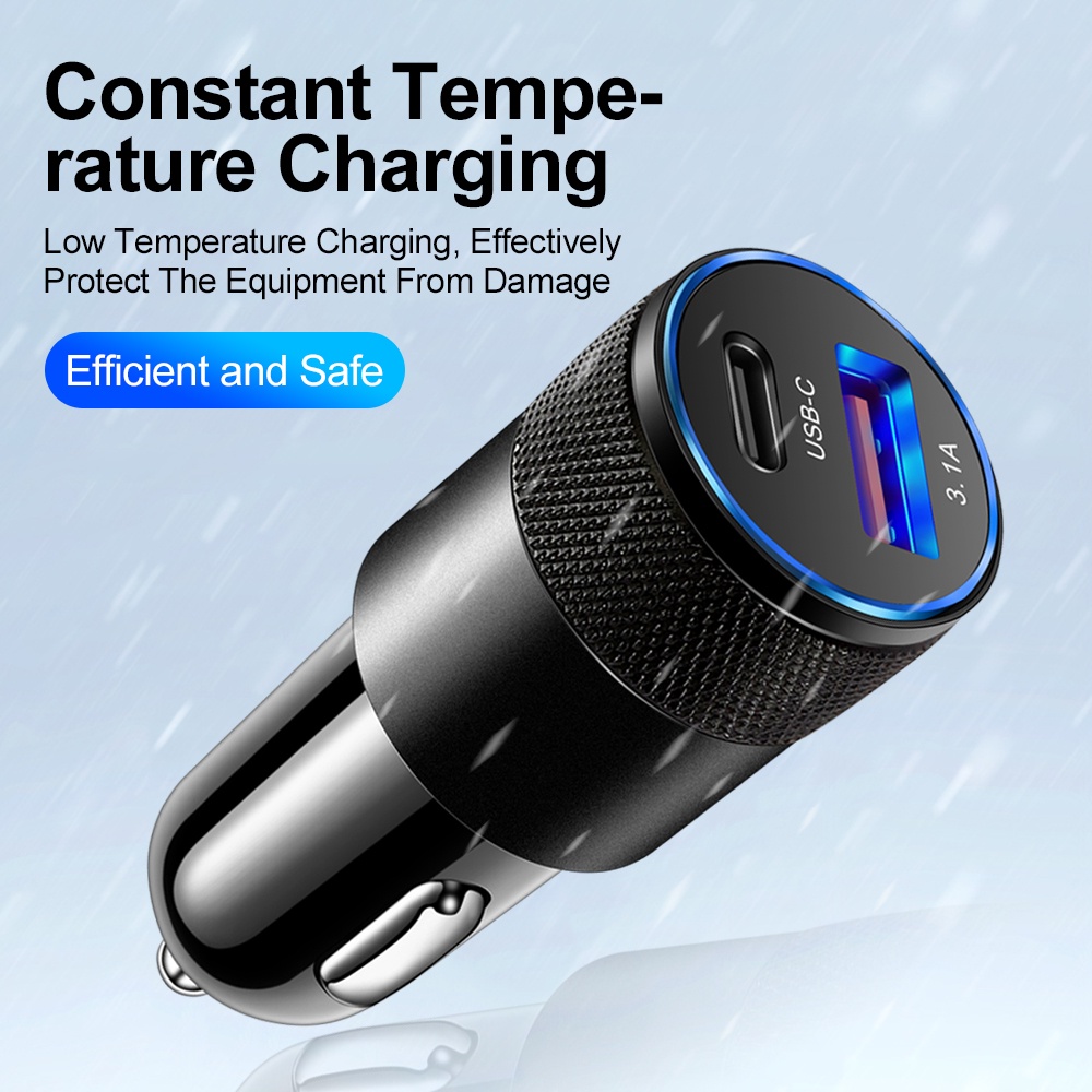 Pengisi Daya Mobil USB 66W Tip - Fast Ev Charger ulasan dan harga