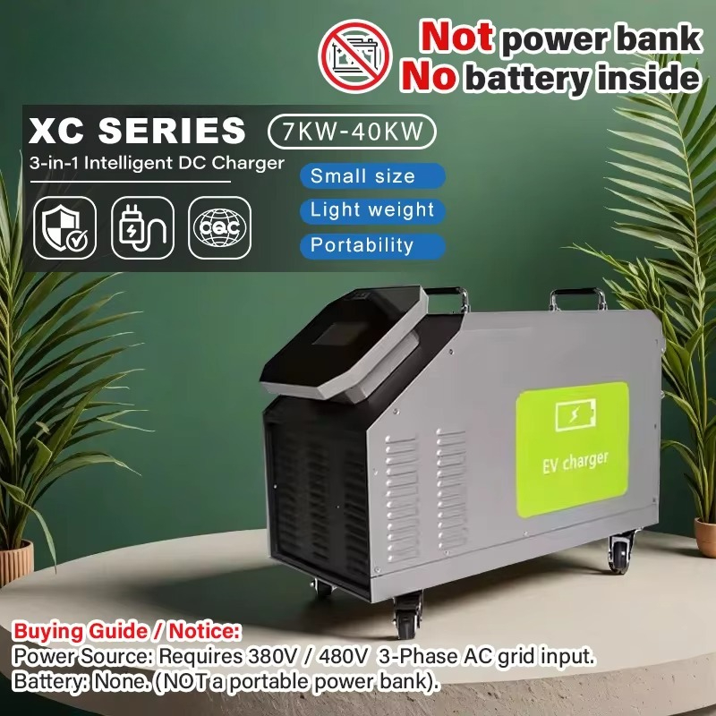 Input Daya AC 3 Fasa 480V 7kW  - Portable Ev Charger ulasan dan harga