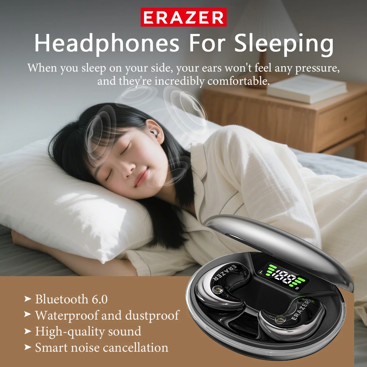 EARZER XF58 Headphone Bluetoot - Type 2 Charger ulasan dan harga