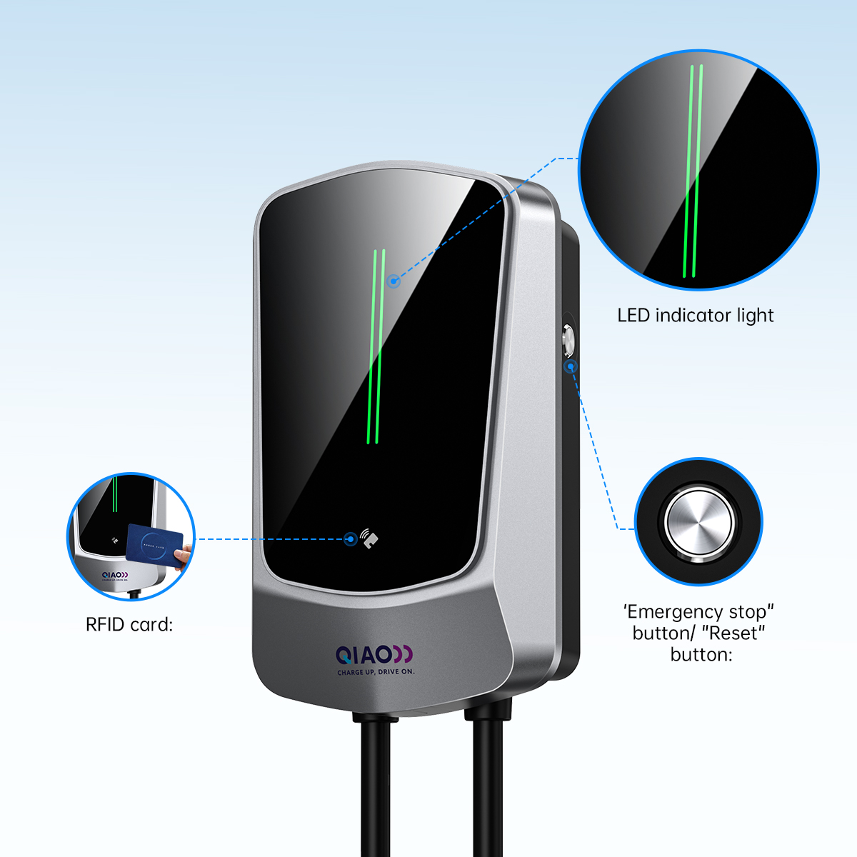Pengisi Daya EV Rumah Tipe 2 Q - Home Ev Charger ulasan dan harga