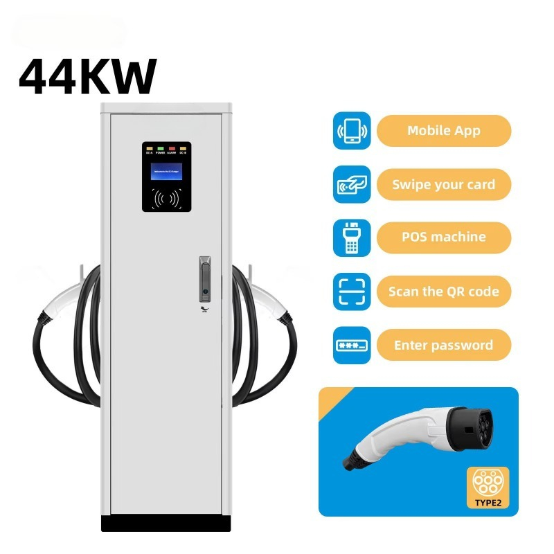 Pengisi Daya EV AC Ganda 22kW* - Type 2 Charger ulasan dan harga
