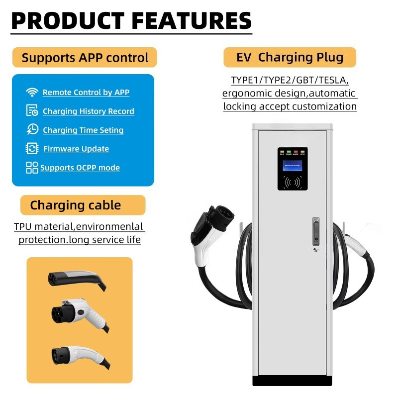 Pengisi Daya EV AC Ganda 22kW* - Type 2 Charger ulasan dan harga