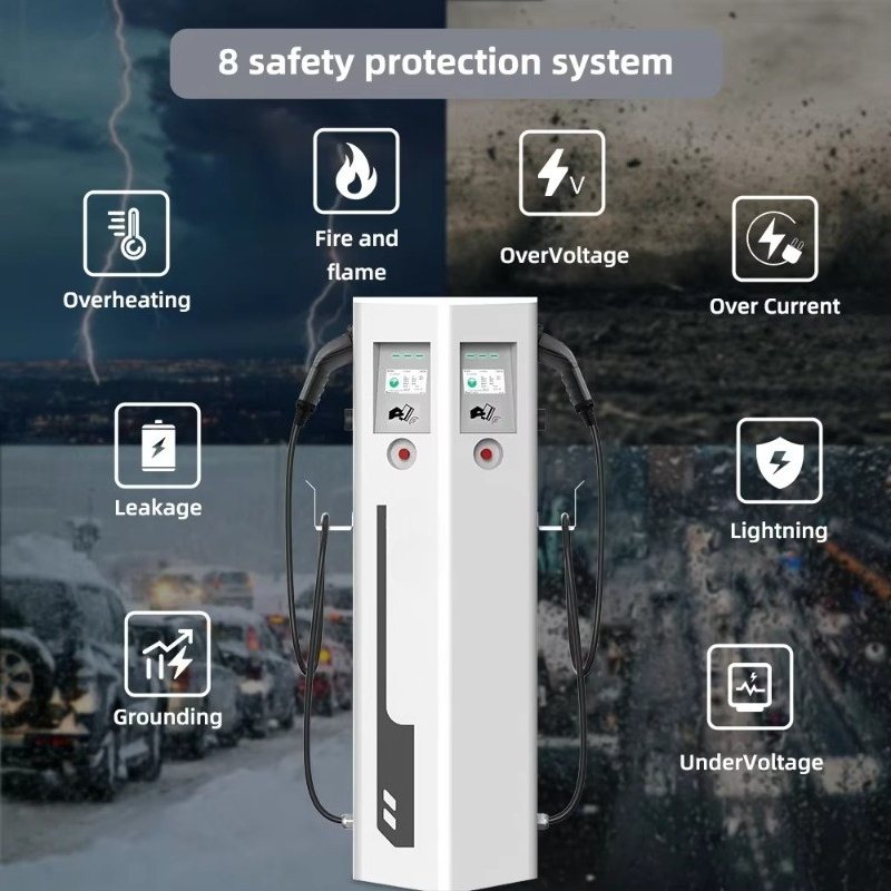 Stasiun Pengisian Daya Lantai  - Type 2 Charger ulasan dan harga